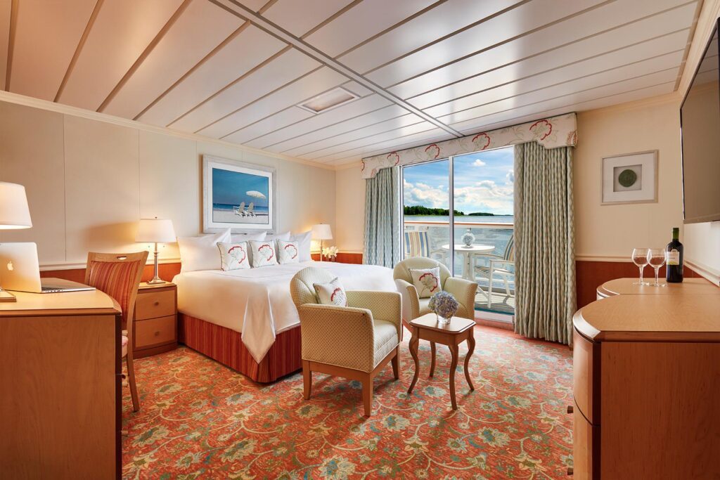 Zuid-Oosten Alaska Cruise met het American Constellation Cruiseschip slaapkamer
