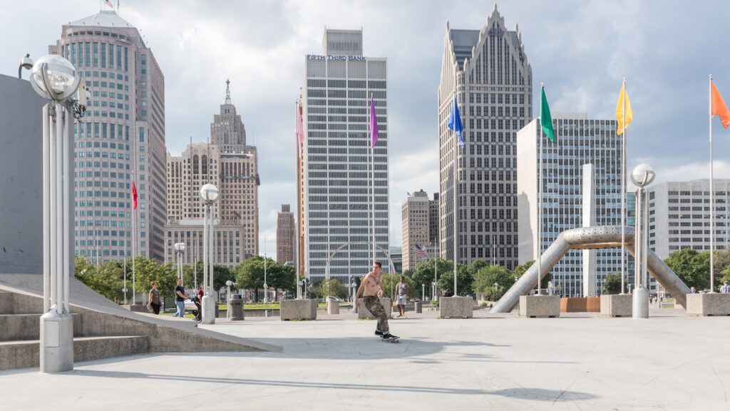 skaten in Detroit