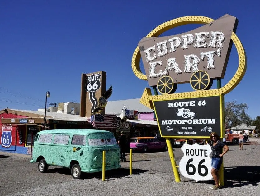 Copper Cart Sign