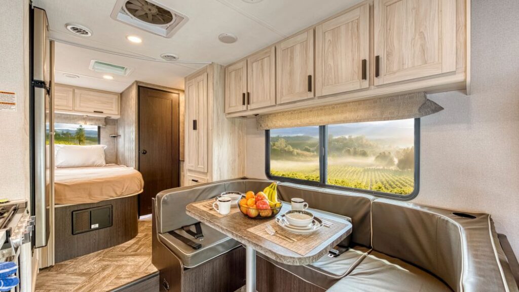 inside of a motor home